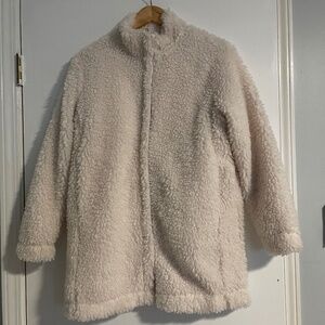New (Without Tag) White Sherpa jacket